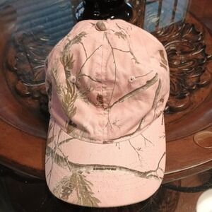 Realtree Pink Camo Baseball Cap Adjustable Cotton Outdoor Hat Women